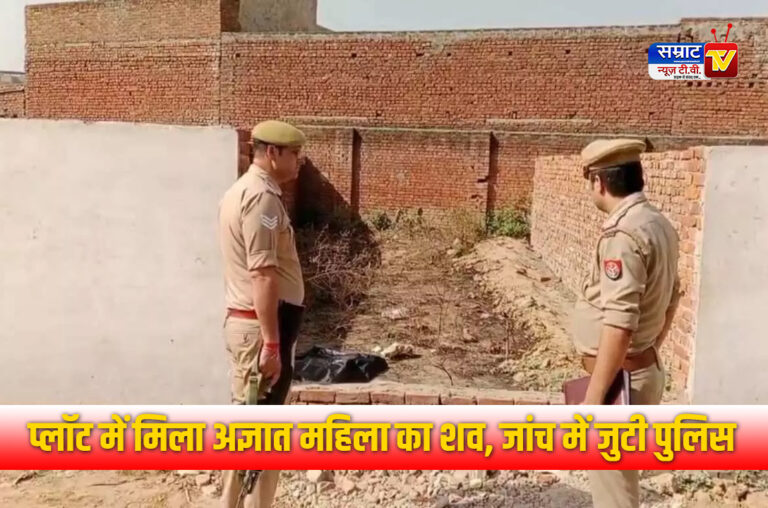 Hapur News: प्लॉट में मिला अज्ञात महिला का शव, जांच में जुटी पुलिस