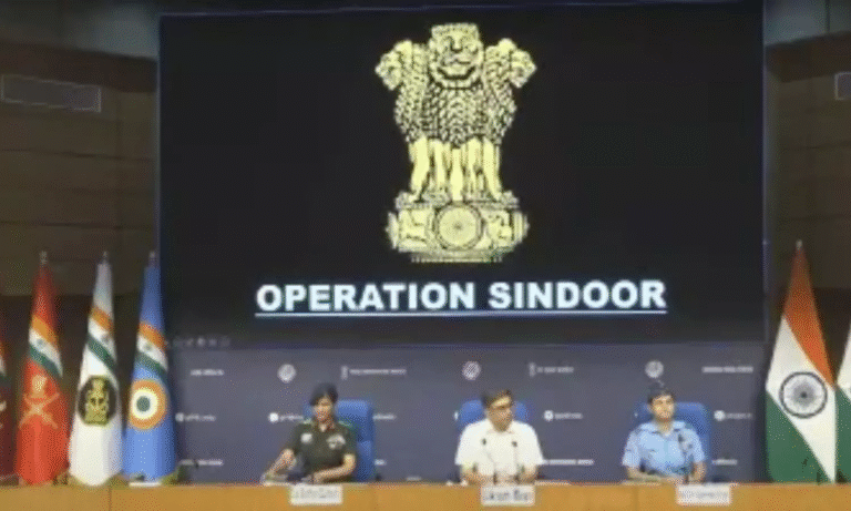 Colonel Sofia Qureshi and Wing Commander Vyomika Singh gave a press briefing