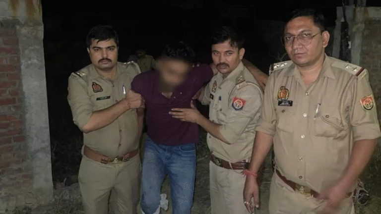 Hapur News: हापुड़ में पुलिस और चैन स्नेचर के बीच मुठभेड़ में एक बदमाश घायल, दूसरा फरार