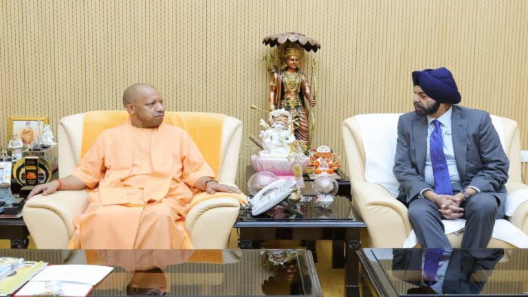 Important meeting of CM Yogi and World Bank President Ajay Banga in Lucknow