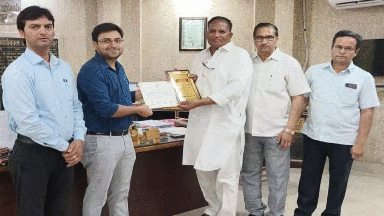 Subodh Sharma is engaged in making the primary school an ideal school