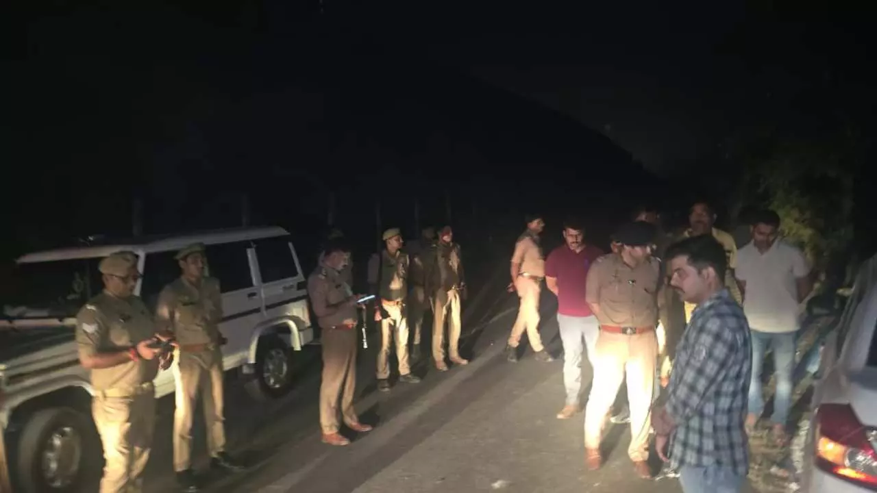 Lucknow police arrested a cow smuggler