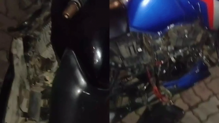 The miscreants stole the batteries of 8 bikes