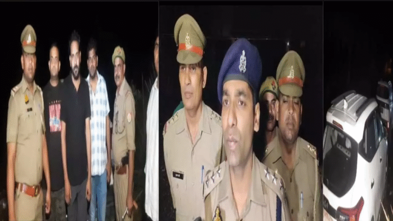 Encounter between police and interstate vehicle thieves