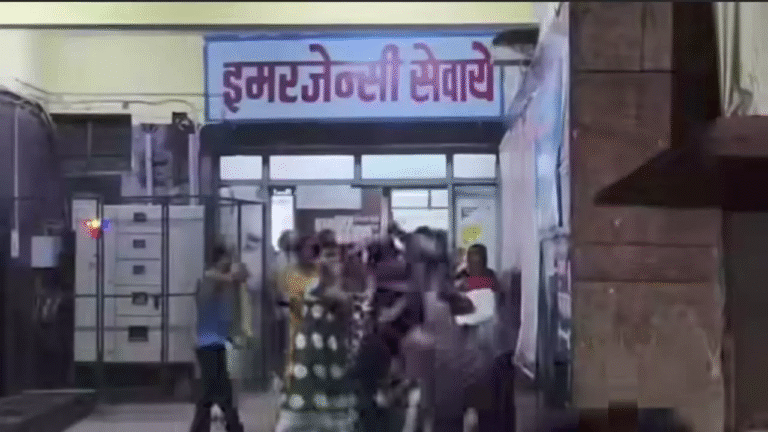 Eunuchs create ruckus in the emergency ward of the district hospital