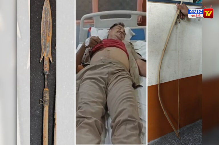 Dhanus-Baan attack in Lucknow CBI office, ASI Virendra Singh injured