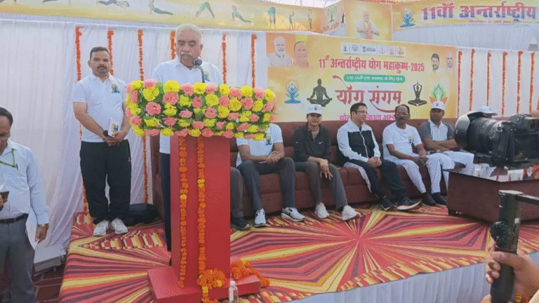 International Yoga Day celebrated on a grand scale