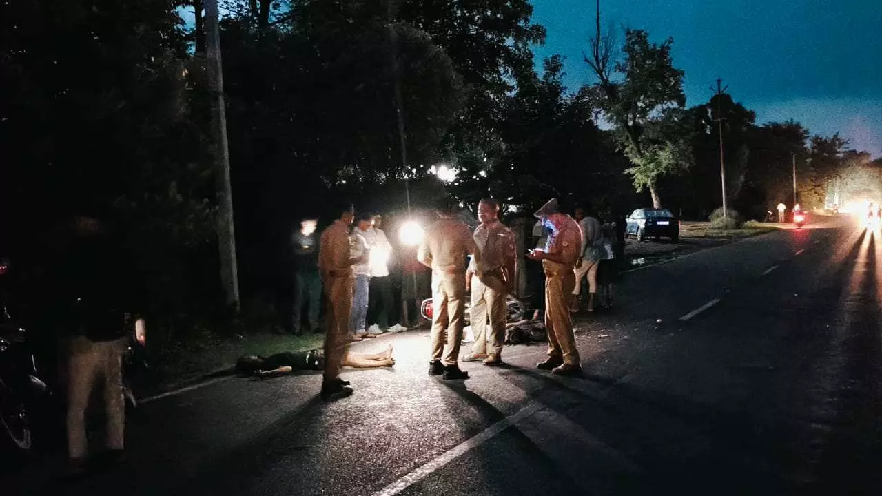 Three youths died tragically in a road accident