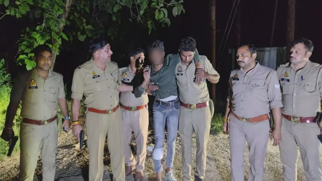 Encounter between police and miscreants in Hapur