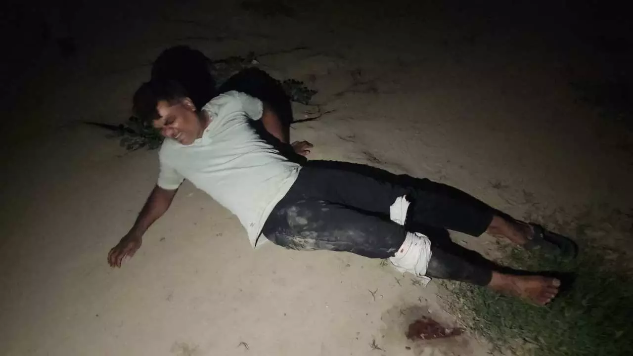 Cow smuggler Islamuddin was caught after being injured in an encounter