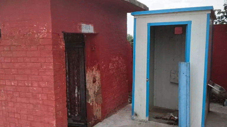 Toilets at Dhina railway station turned into a picture of misery
