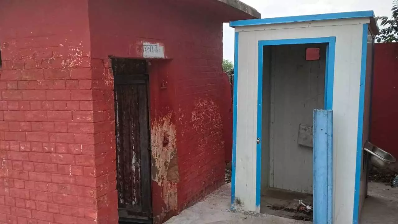Toilets at Dhina railway station turned into a picture of misery