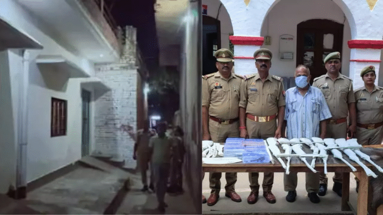 Illegal arms factory busted in Malihabad