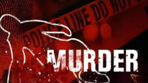 An old man sleeping on a cot was murdered by slitting his throat