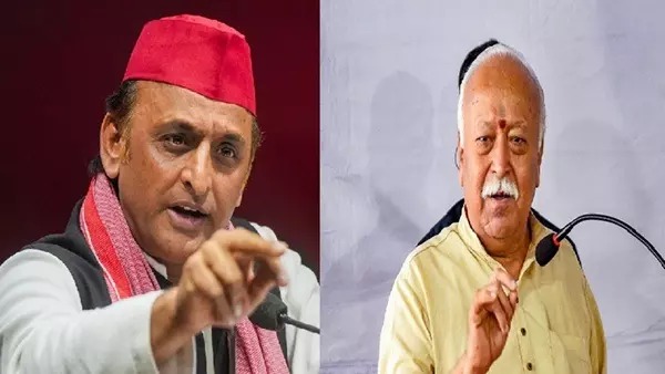 Akhilesh Yadav on Mohan Bhagwat :'अपनी बारी आई तो नियम बदल दिये...', अखिलेश ने संघ प्रमुख के बयान पर की टिप्पणी!