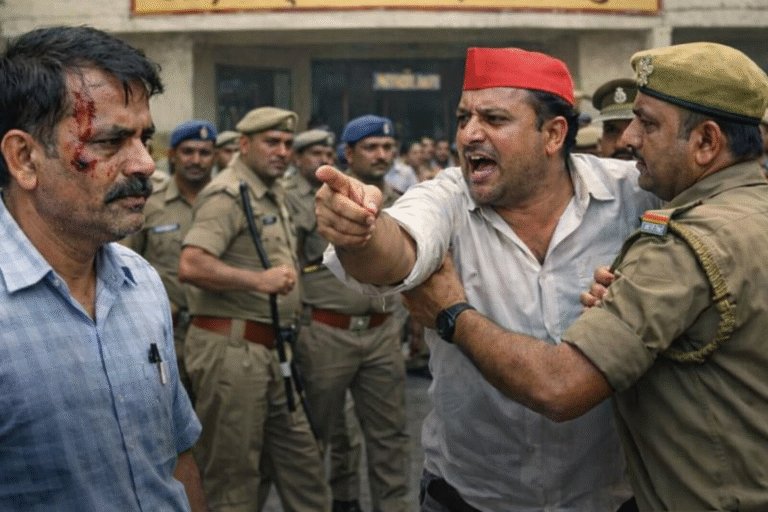 Balrampur News : बलरामपुर डीएवी इंटर कॉलेज में शिक्षक से मारपीट का आरोप, परिसर में पुलिस तैनात