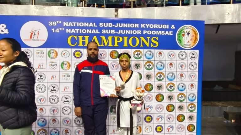 दिल्ली में बजा गोड्डा का डंका: दिशा पब्लिक स्कूल के अयान रज़ा ने नेशनल ताइक्वांडो में जीता सिल्वर मेडल