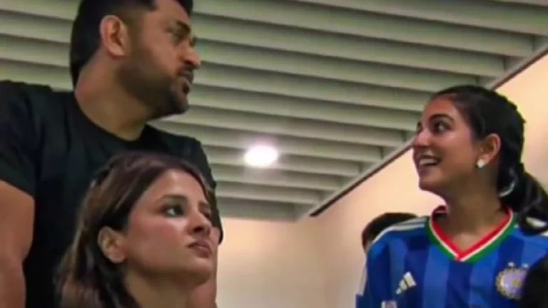 टी20 वर्ल्ड कप सेमीफाइनल में साक्षी धोनी का रिएक्शन वायरल, सोशल मीडिया पर बनने लगे मीम्स