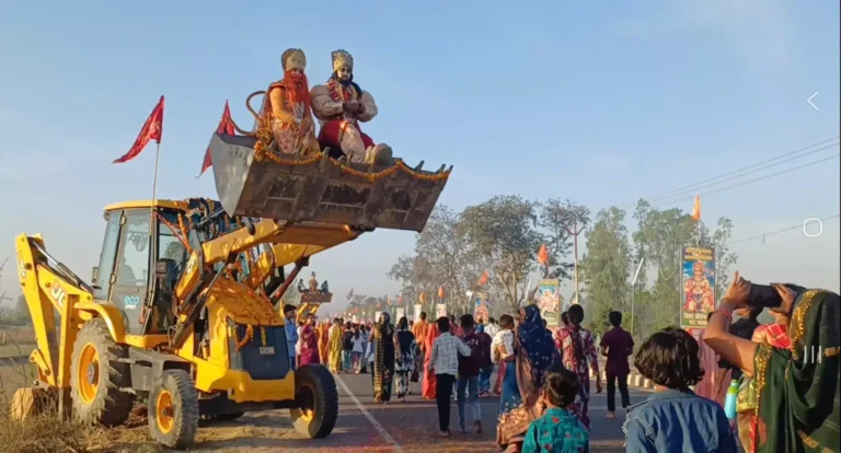 Lakhimpur Kheri News: 25वीं विराट पदयात्रा में गूंजे जय श्रीराम के जयकारे, लाखों श्रद्धालुओं ने लिया भाग