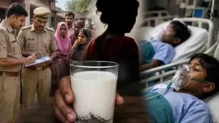 Hapur News: घरेलू विवाद ने लिया खौफनाक रूप, दो मासूमों को जहर मिला दूध पिलाने का आरोप, हालत गंभीर
