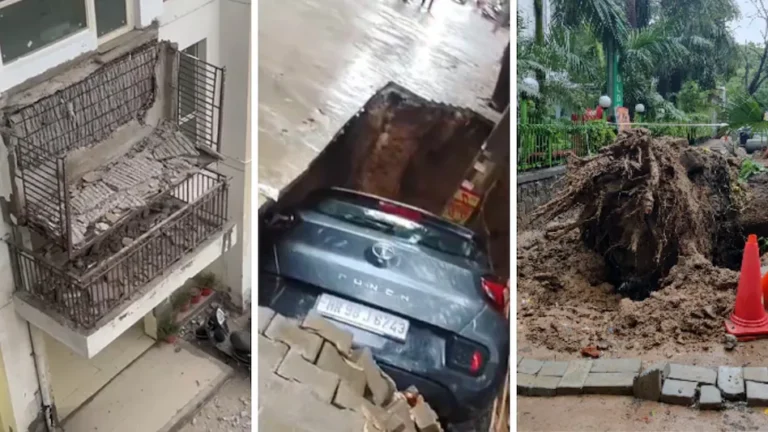 Delhi News: दिल्ली-NCR में मानसून की भारी बारिश से जनजीवन अस्त-व्यस्त, जलजमाव और जाम से लोगों की बढ़ी मुश्किलें