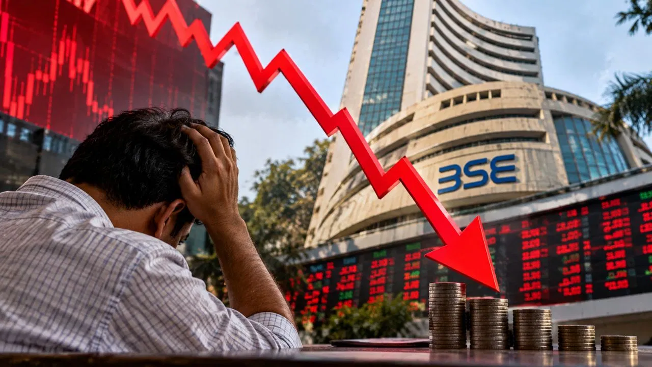 BSE 500 stocks market crash fall valuation
